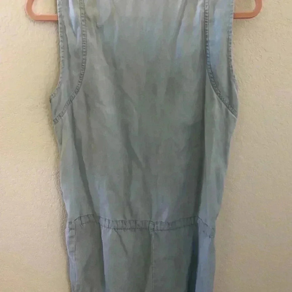 True Religion Y2K Indigo Utility Sleeveless Romper In Indigo Wash Size XS - Picture 6 of 8
